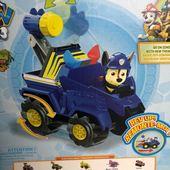 Nickelodeon Paw Patrol Chase Deluxe Vehicle Dino Rescue - Picture 4 of 6